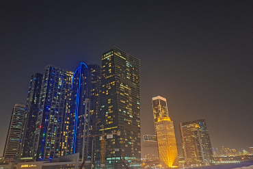 A view of Dubai from the Courtyard Hotel