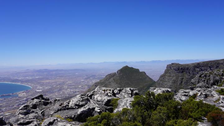 A view of part of the table mountain