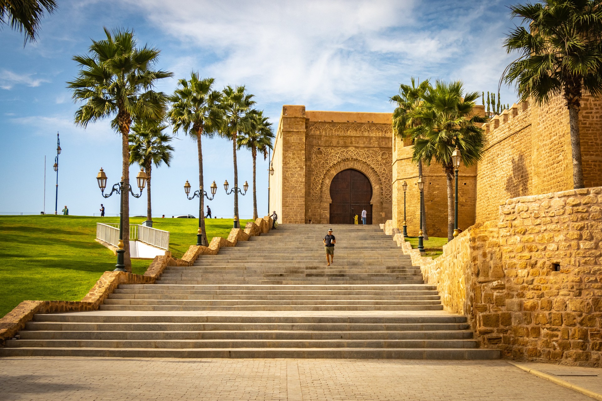 The Kasbah of the Udayas (Oudayas) ancient fortress in Rabat, Morocco