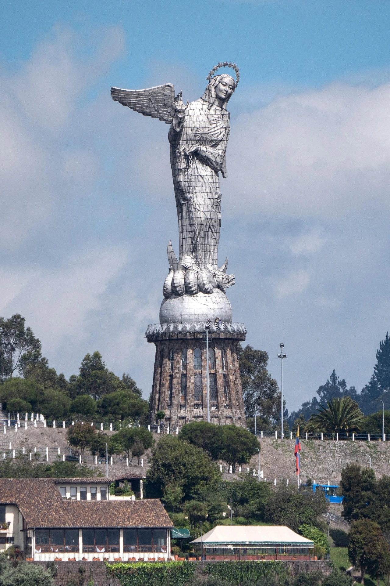 El Panecillo hill in Quito, Ecuador