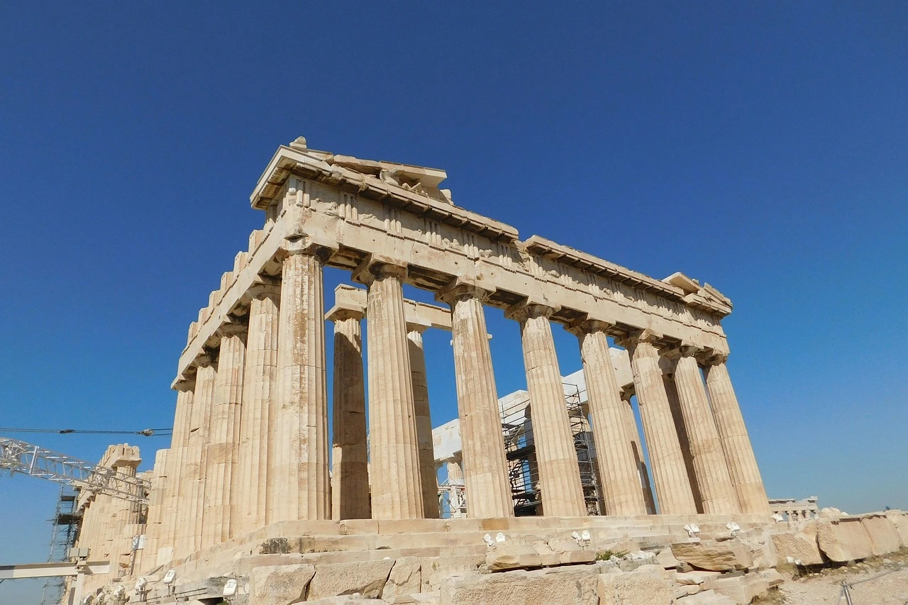 Parthenon, a former temple on the Acropolis in Athens, Greece