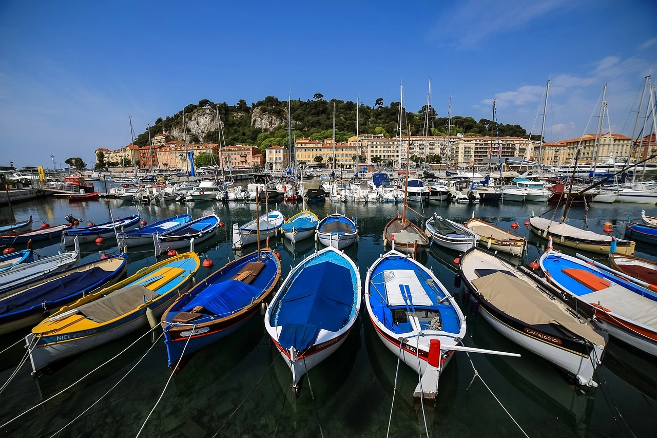 Port Lympia, on the French Riviera