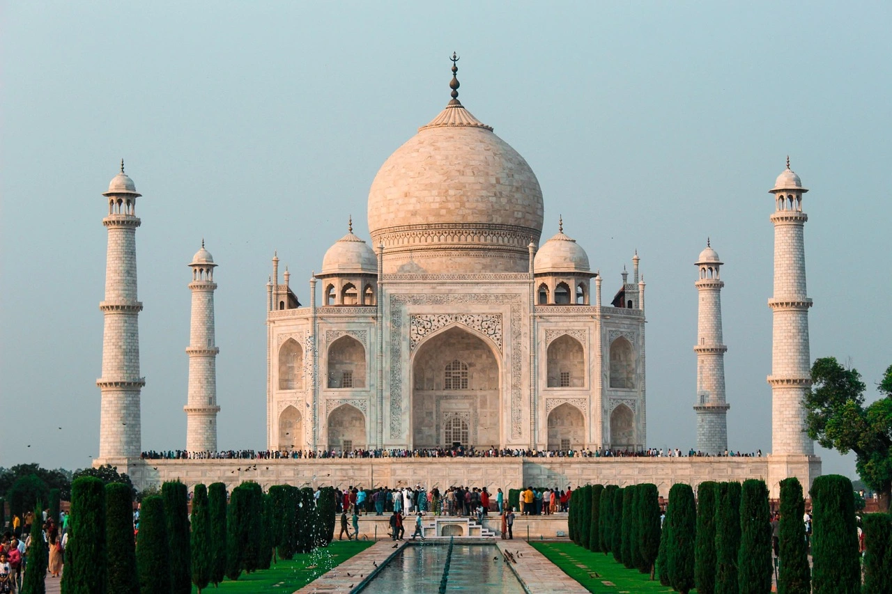 Taj Mahal located in Agra, India