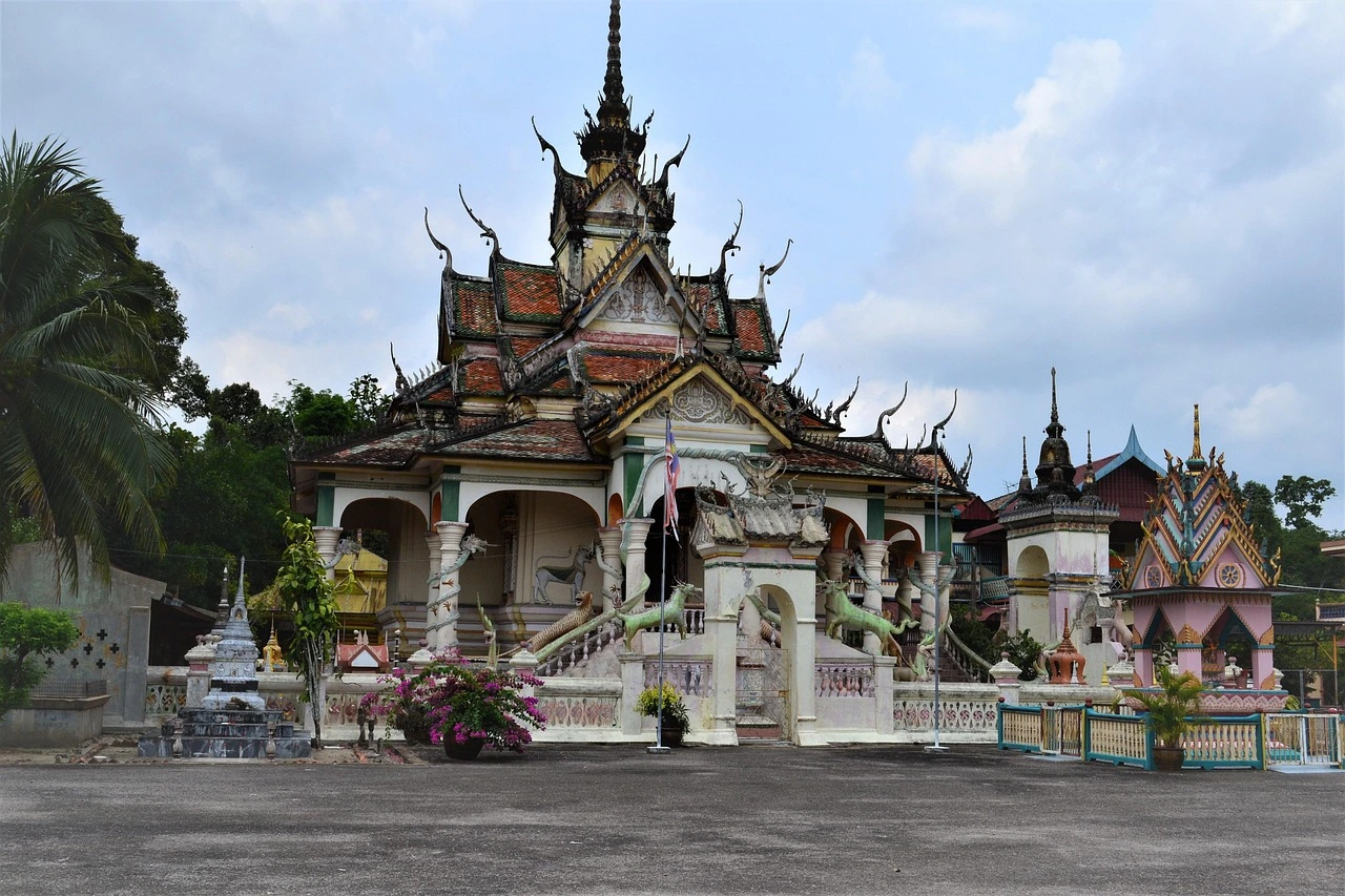 Wat Uttamaram, a Buddhist temple located in Pasir Mas, Kelantan, Malaysia