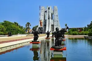 Kwame Nkrumah Mausoleum and Memorial Park in Accra, Ghana