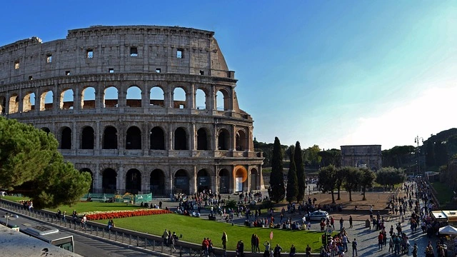 Colosseum in rome, italy