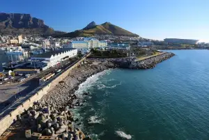 Aerial View of Capetown for a destination guide