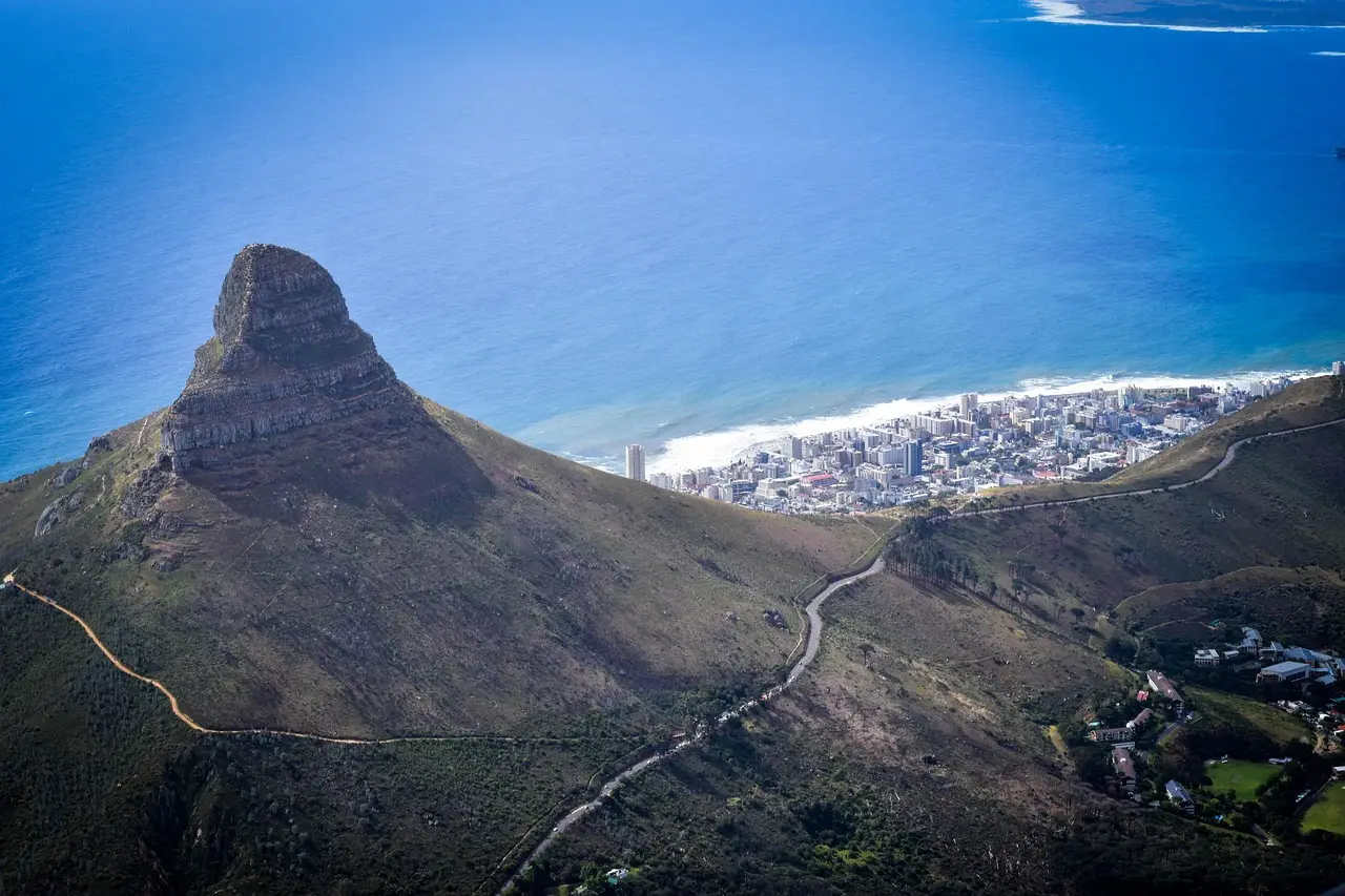 Aerial View of Lions Head Mountain for a destination guide