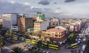 Aerial View of Nairobi City for a destination guide