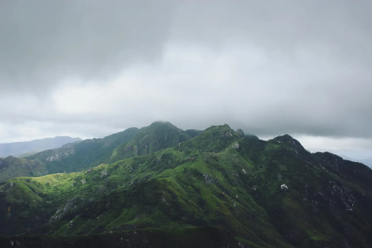 Aerial View of Tropical Mountains in Madagascar for a destination guide