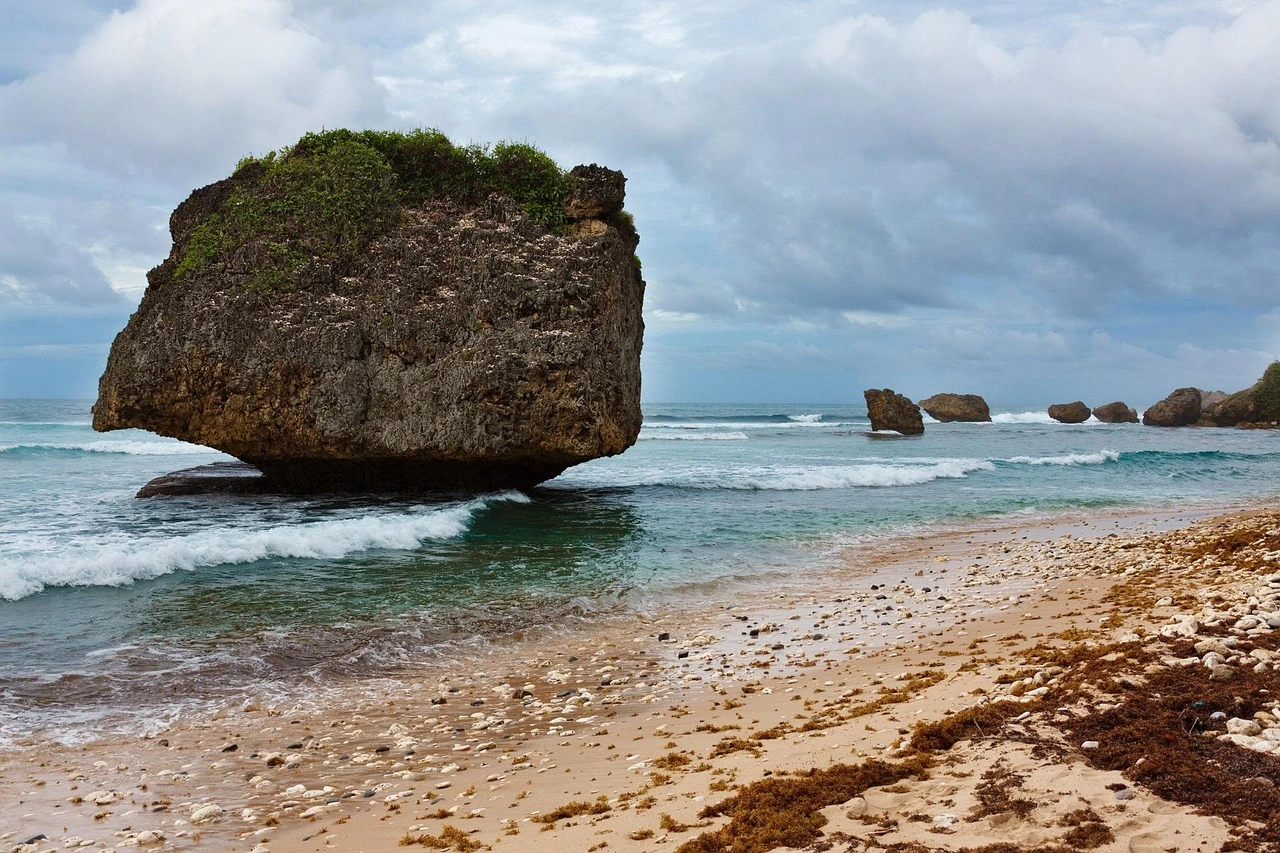 Bathsheba Beach on the east coast of Barbados for a destination guide