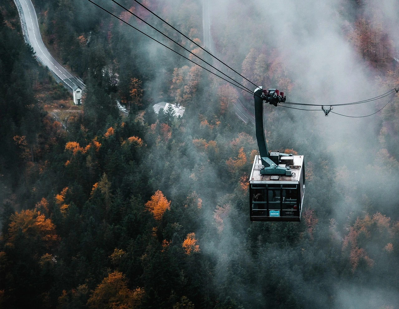 Cable car in Austria featured