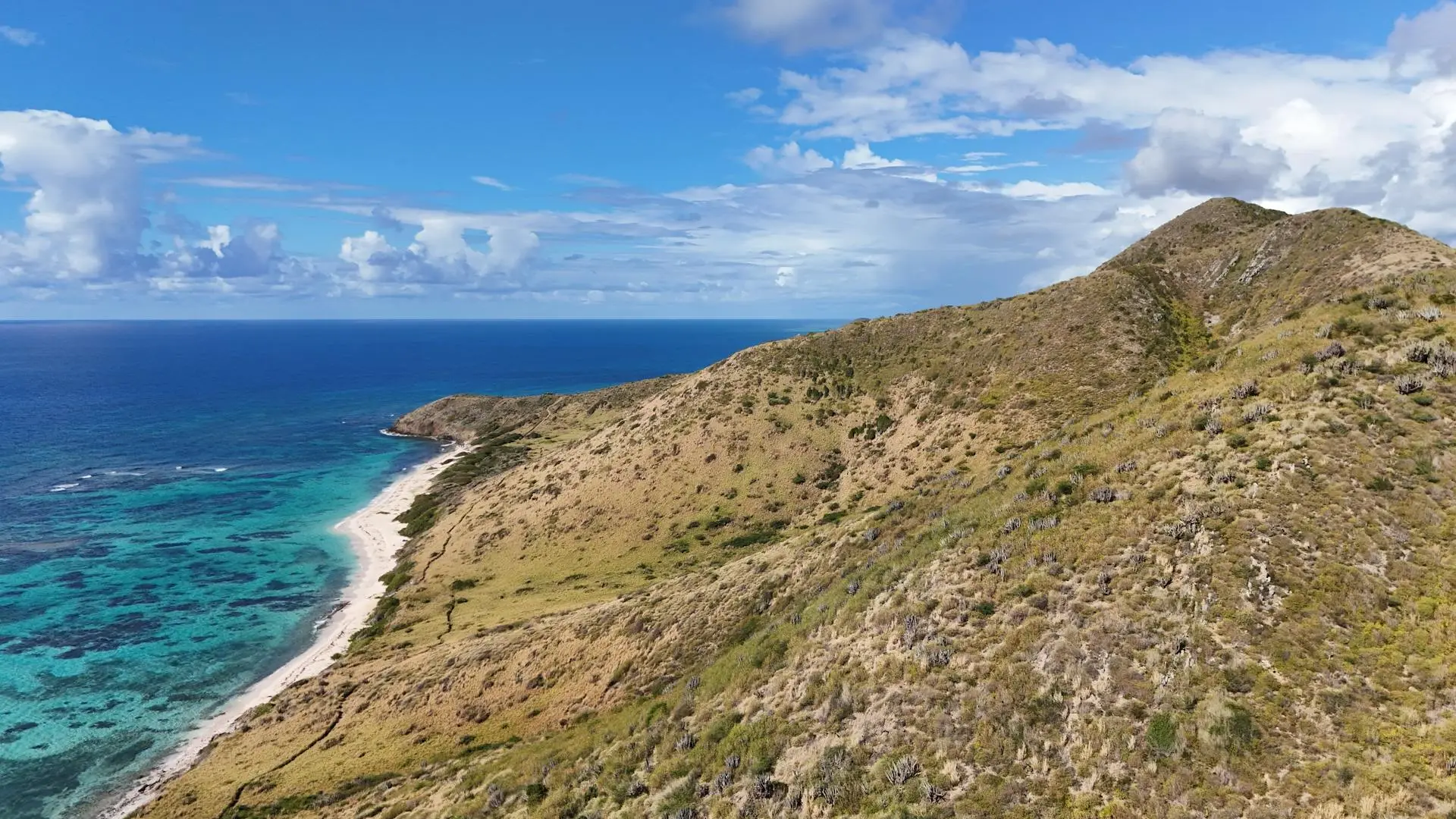 Coastal landscape on the island of St. Croix for a destination guide