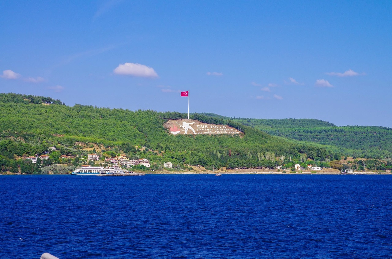 Dardanelles Strait in Turkey for a destination guide