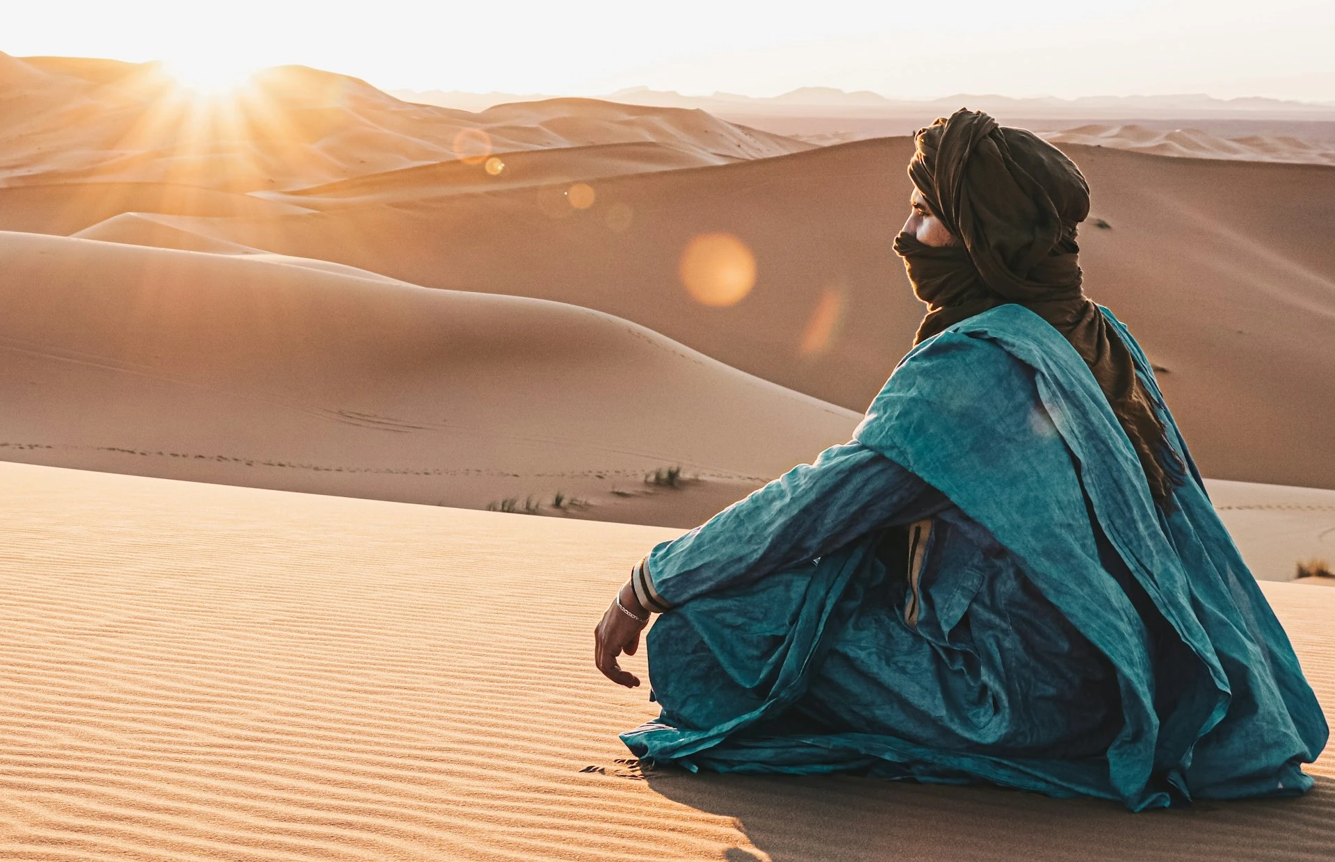 The Erg Chebbi dunes in Morocco featured