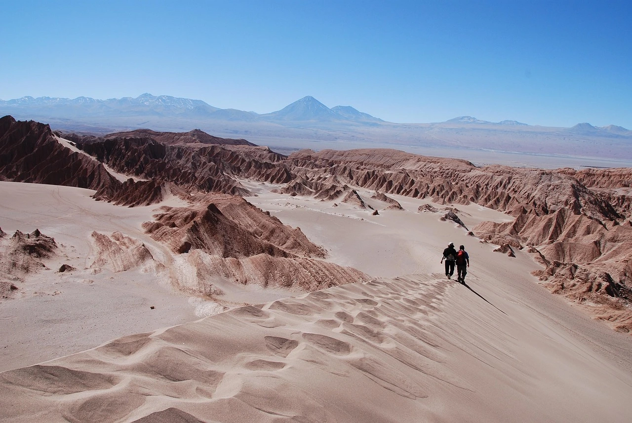 Landscape from the Atacama Desert in Chile for a destination guide