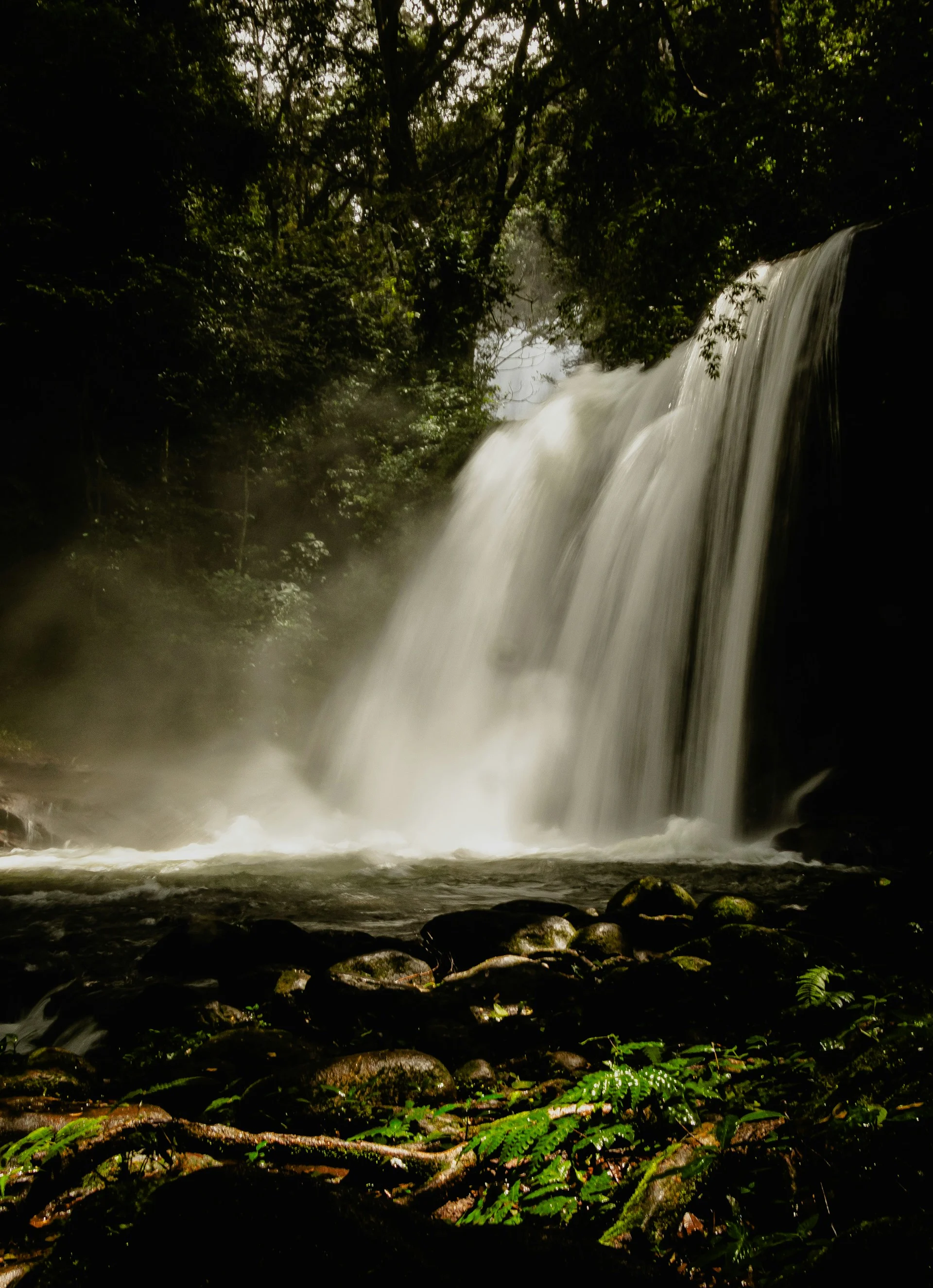 Materuni waterfalls in materuni village during a cultural journey