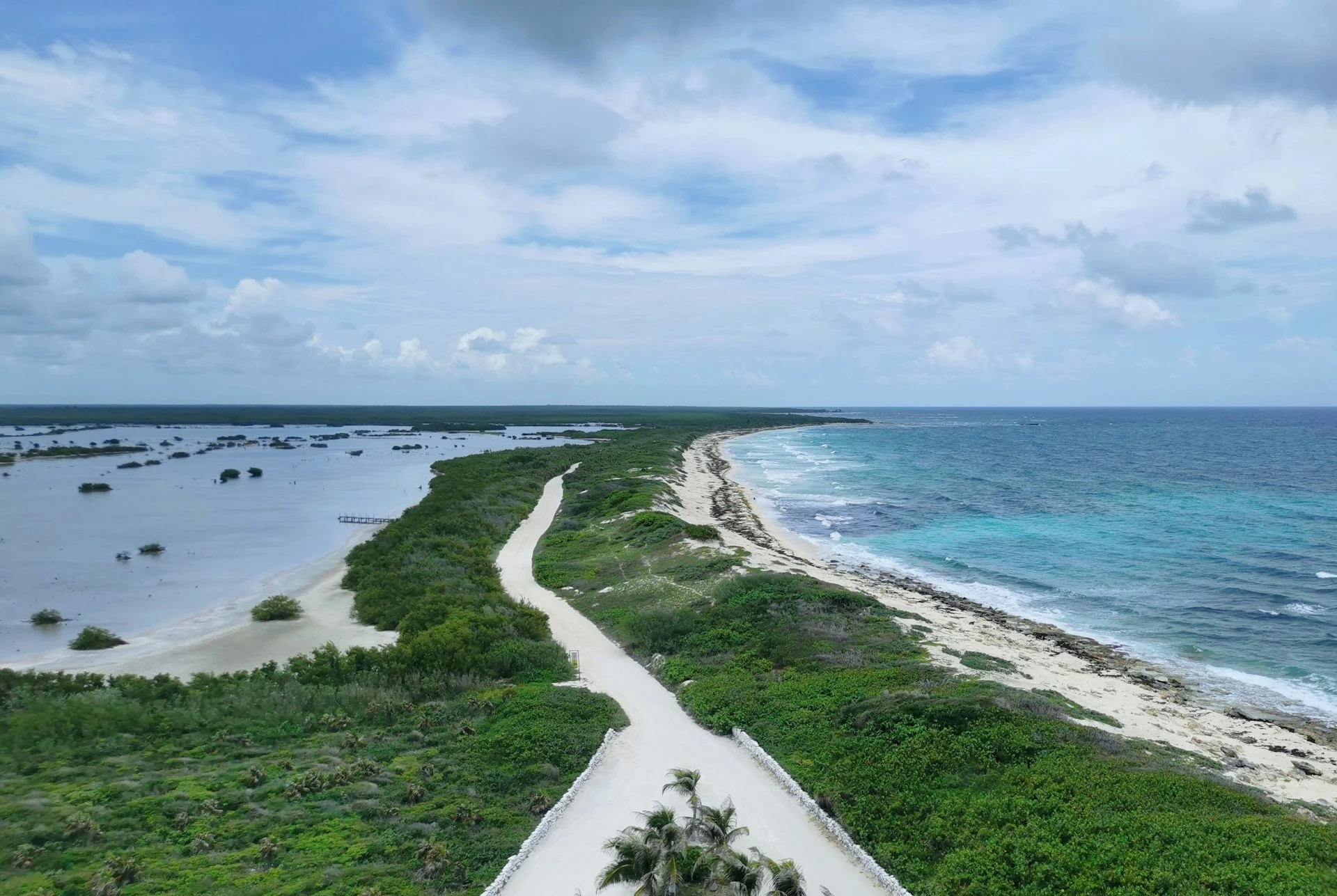 Punta sur eco beach park in mexico