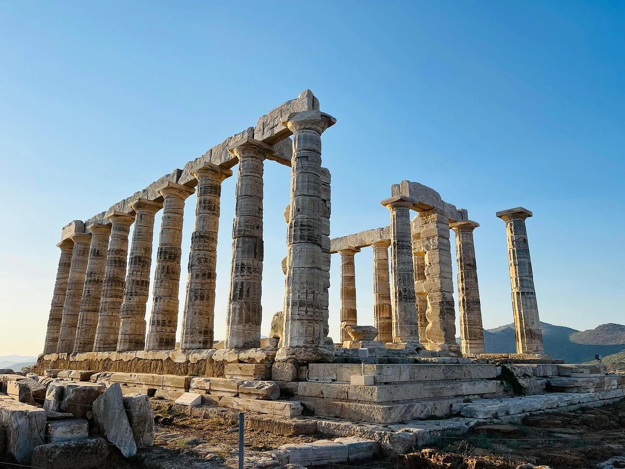 Temple Greece for a destination guide