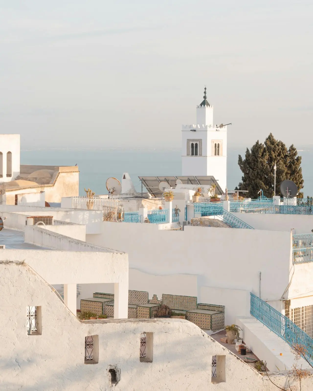Town of Sidi Bou Said in Tunisia for a destination guide