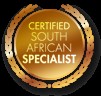   Certified South African Specialist Badge