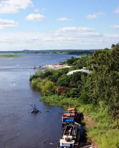 Brazil, Bolivia, Paraguay, and Argentina