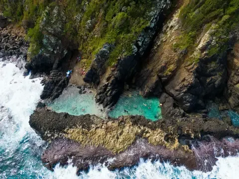 Carambola Tide Pools located on the northwestern shore of St. Croix in the U.S. Virgin Islands featured