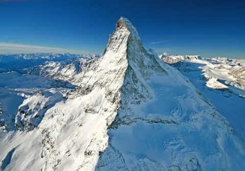 Matterhorn mountain in Switzerland featured on LABUSA Travel.