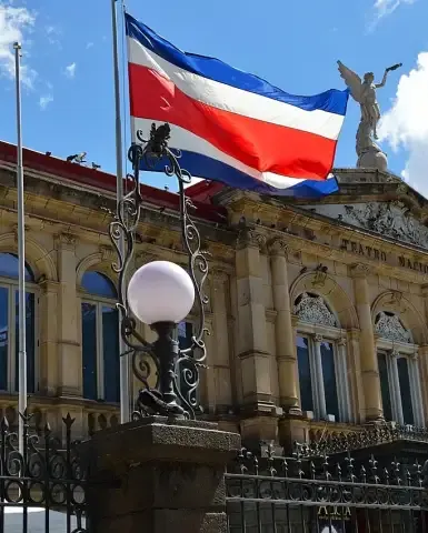 The National Theatre of Costa Rica featured