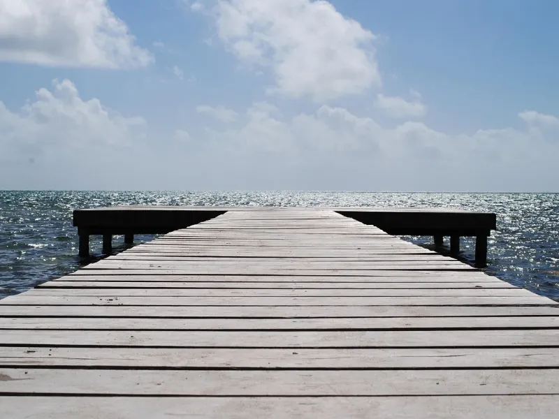 Caye Caulker, a small island off the coast of Belize
