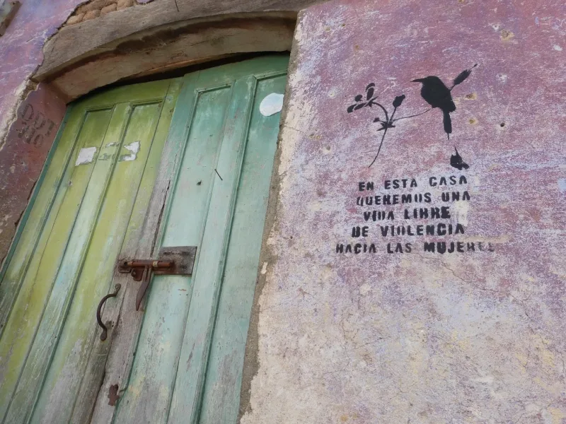 Door in Suchitoto, El Salvador