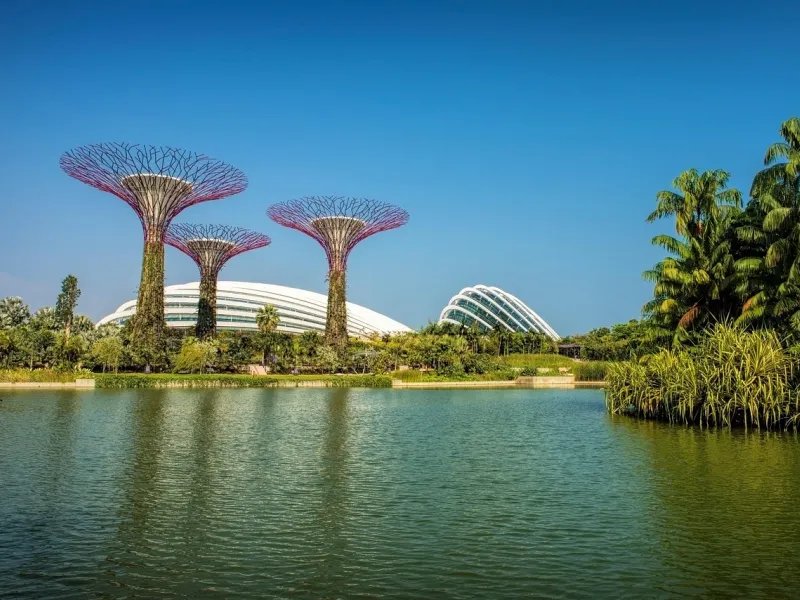 Gardens by the Bay, a nature park located in Singapore\\\'s Marina Bay area