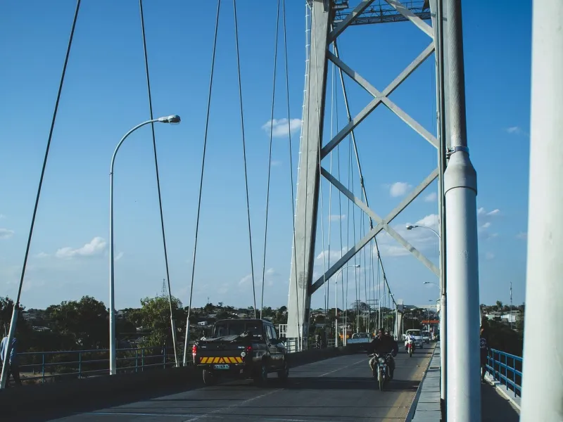 Maputo-Katembe Bridge in Maputo, Mozambique