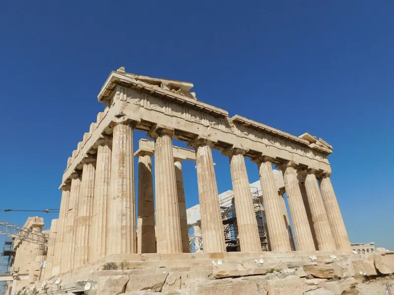 Parthenon, a former temple on the Acropolis in Athens, Greece