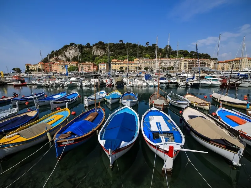 Port Lympia, on the French Riviera
