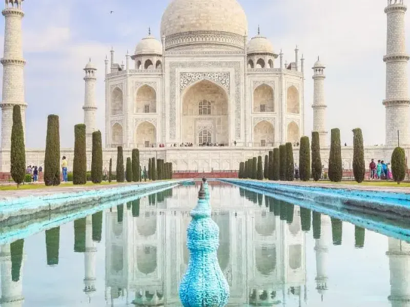 Taj Mahal located in Agra, India