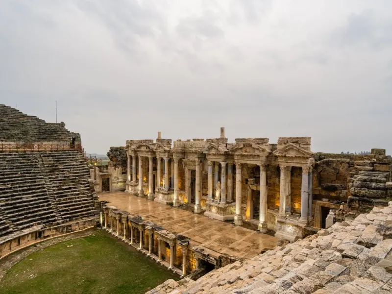 Ancient Roman Theather of Hierapolis for a destination guide