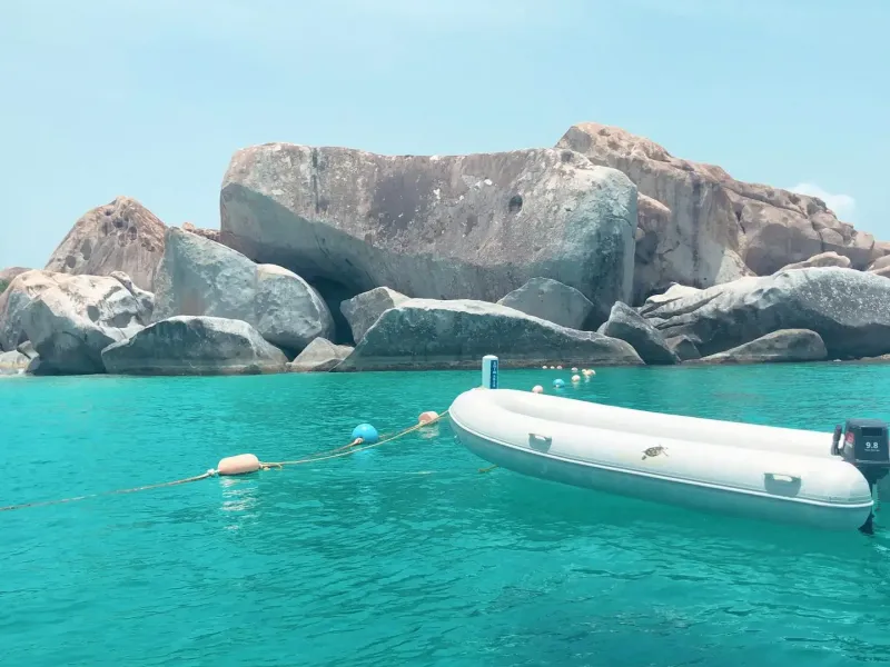 The Baths in the British Virgin Islands for a destination guide