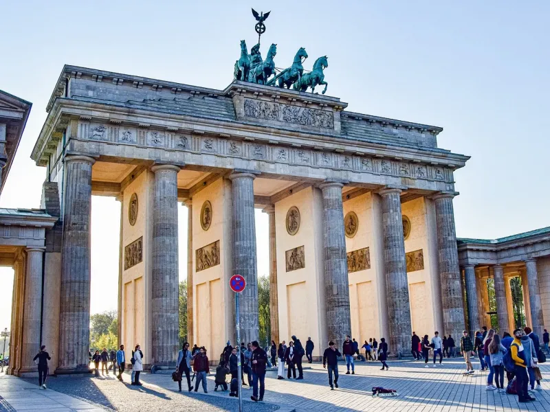 The Brandenburg Gate in Berlin for a destination guide
