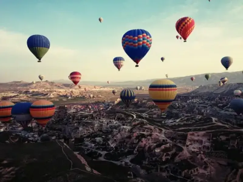 Hot air ballons
