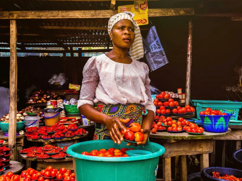 Kigali Market during a cultural journey