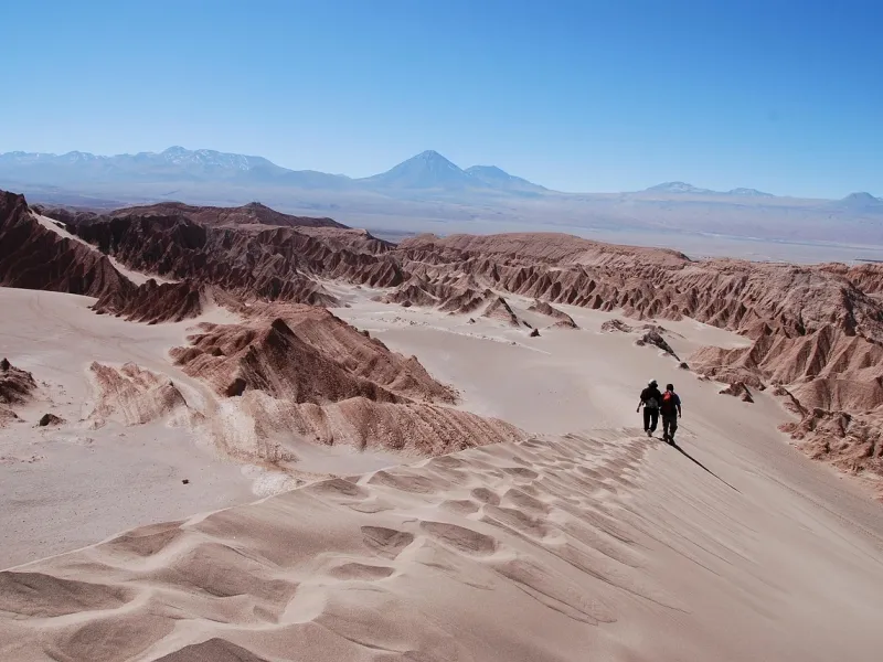 Landscape from the Atacama Desert in Chile for a destination guide