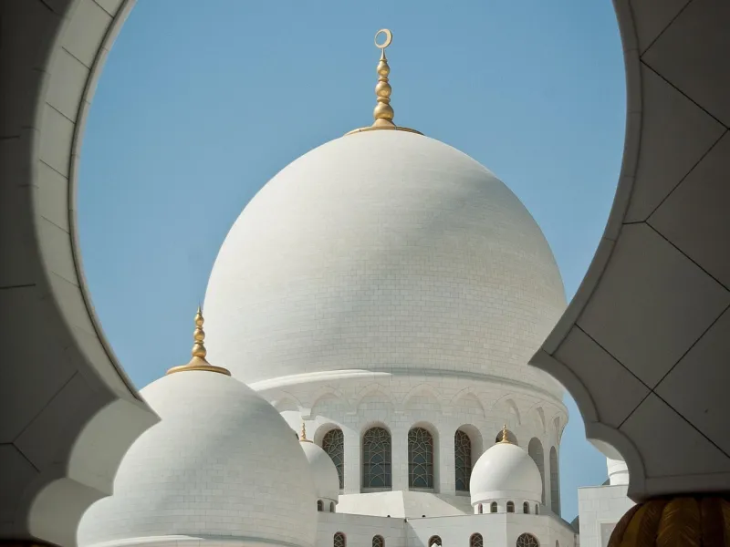 Mosque for a destination guide