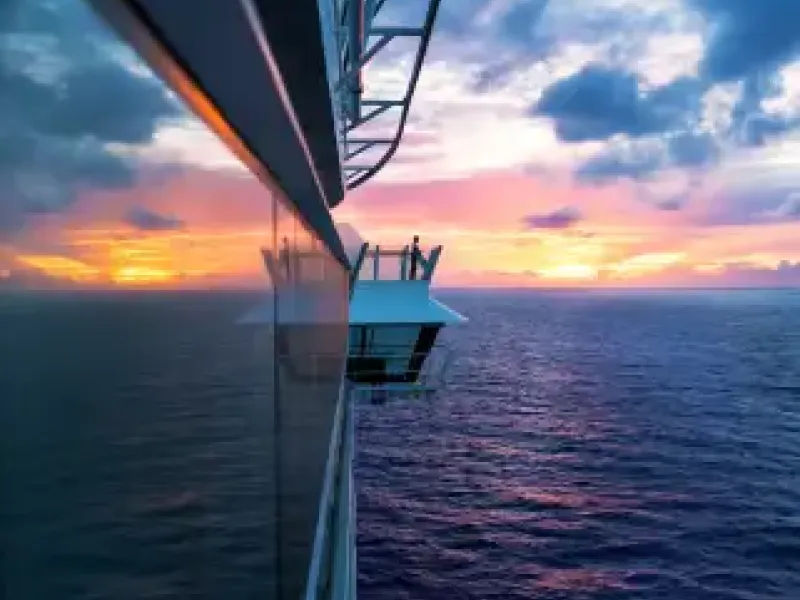 Outside view of the Royal Caribbean cruise ship for a destination guide