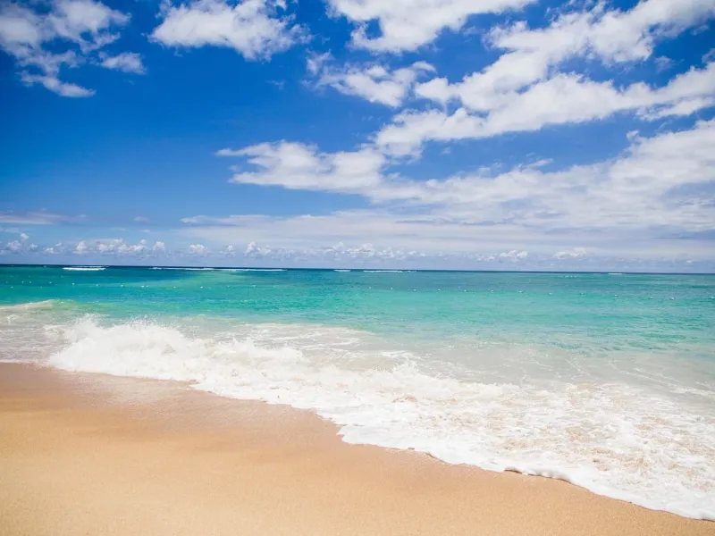 Seven Mile Beach for a destination guide