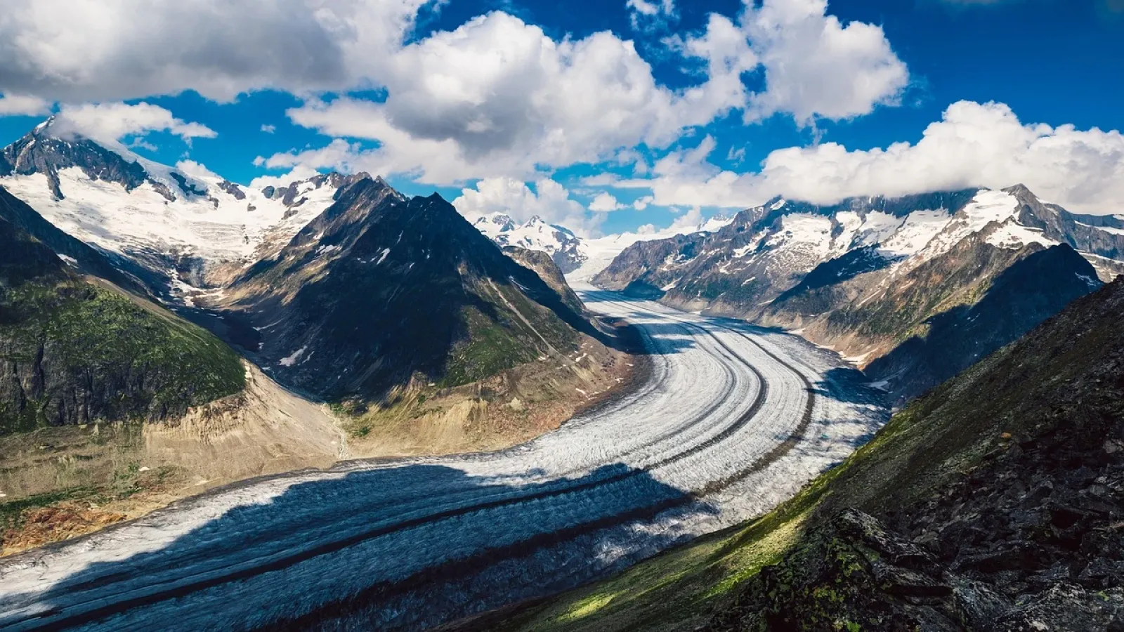 The Aletsch Glacier, Switzerland