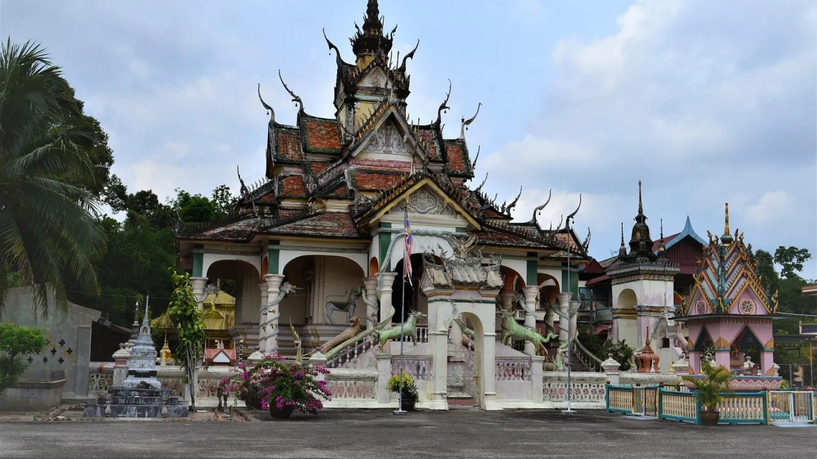 Wat Uttamaram, a Buddhist temple located in Pasir Mas, Kelantan, Malaysia