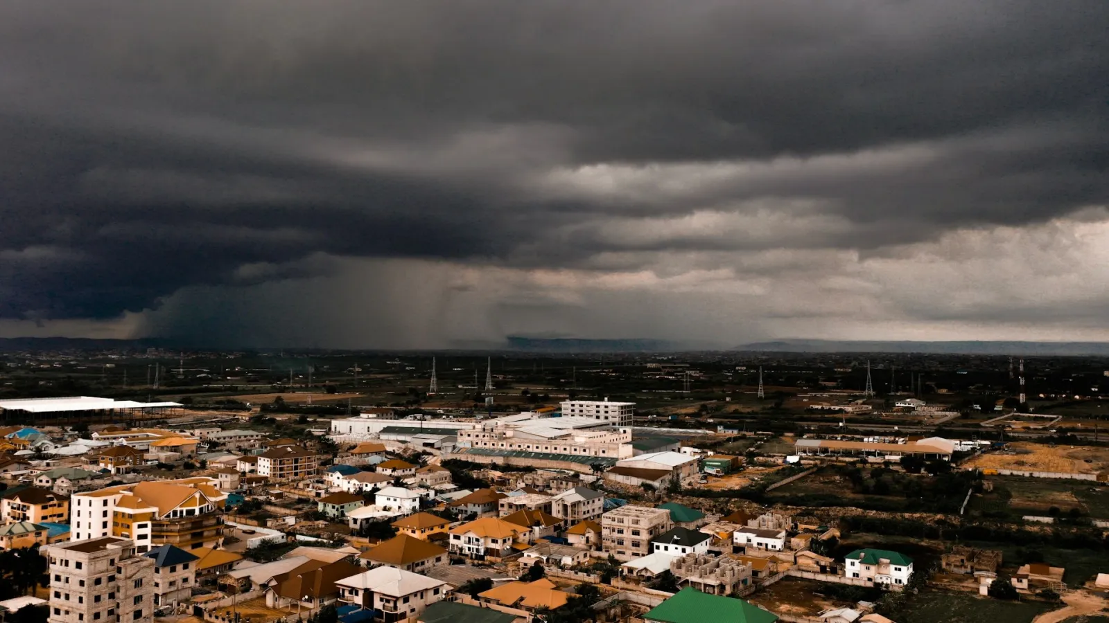 Aerial view of accra