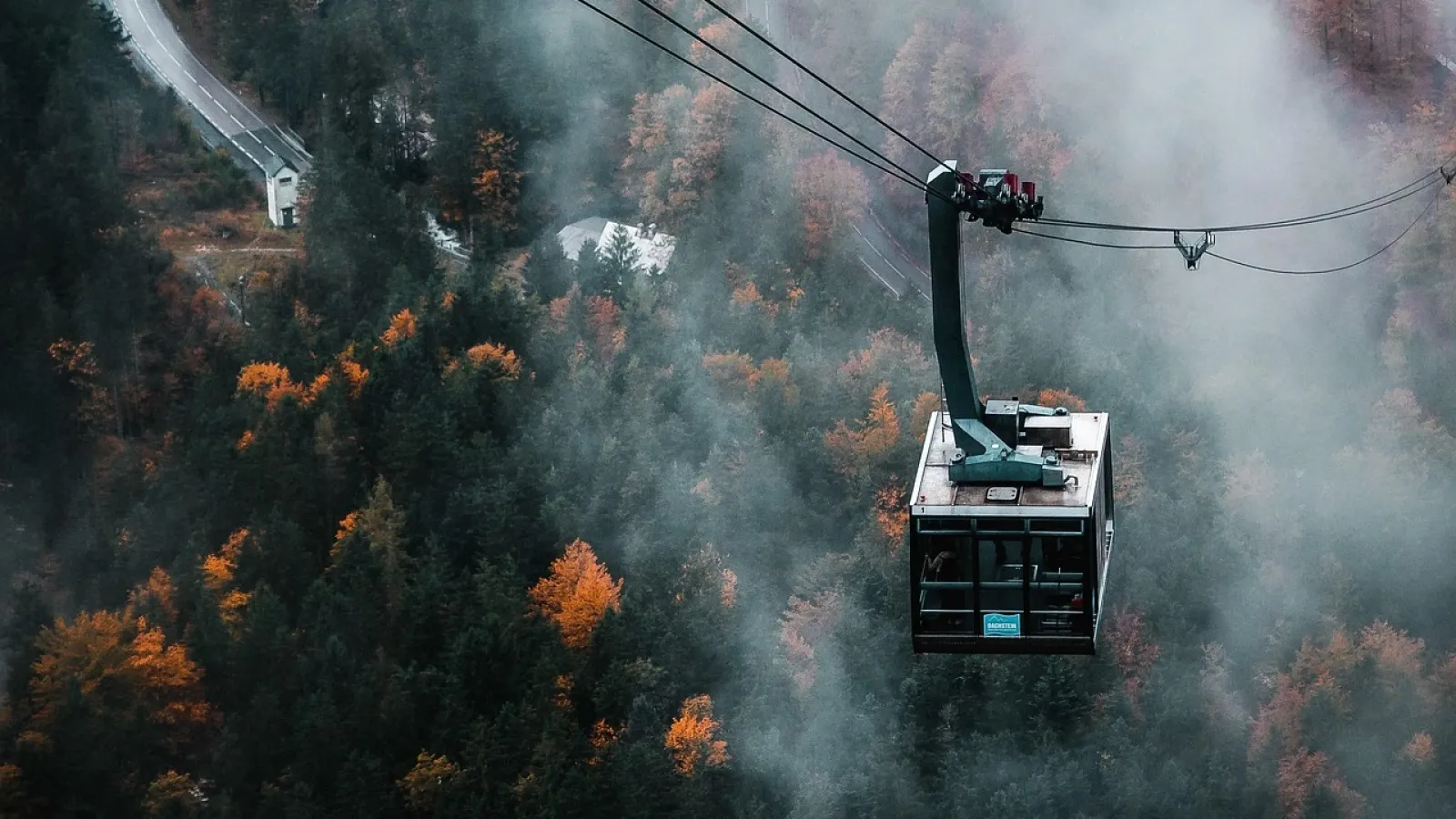Cable car in Austria featured
