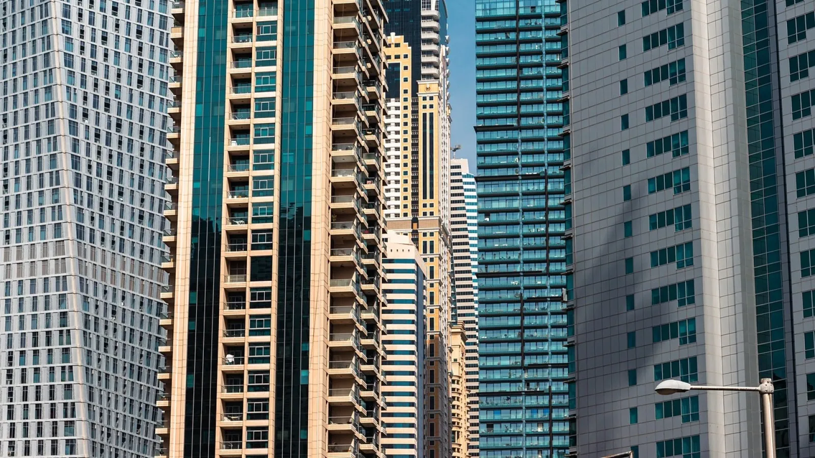 Skyline view of skyscrappers
